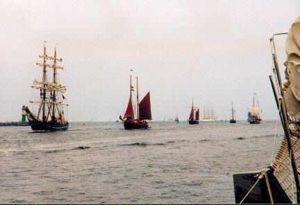 Hansesail vor Warnemünde